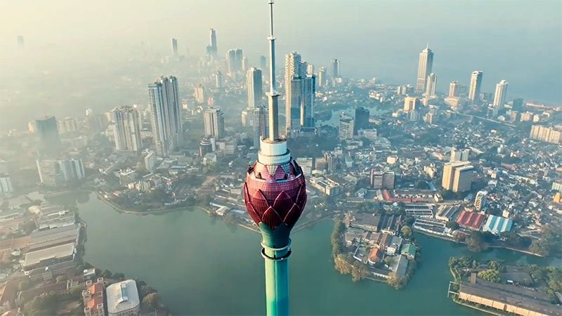 Lotus Tower in Colombo, Sri Lanka